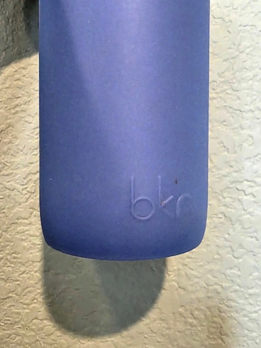 BKR Little Glass Water Travel Bottle Blue Periwinkle Silicone Sleeve 500mL 16oz - Picture 3 of 5